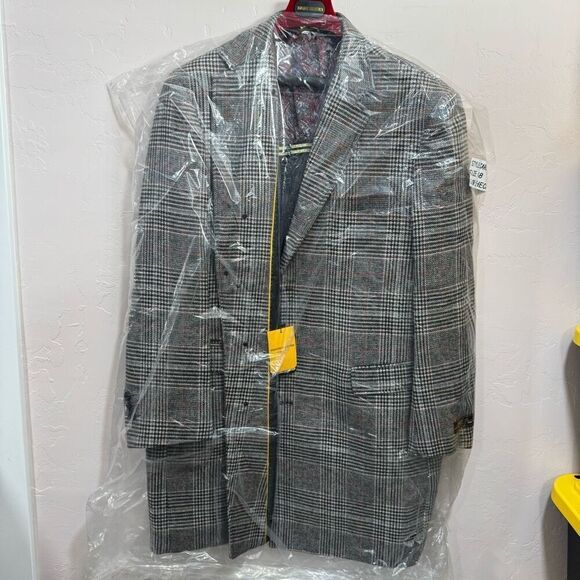 New Signature Carcoat Plaid- Checker Size 48 - Picture 5 of 12